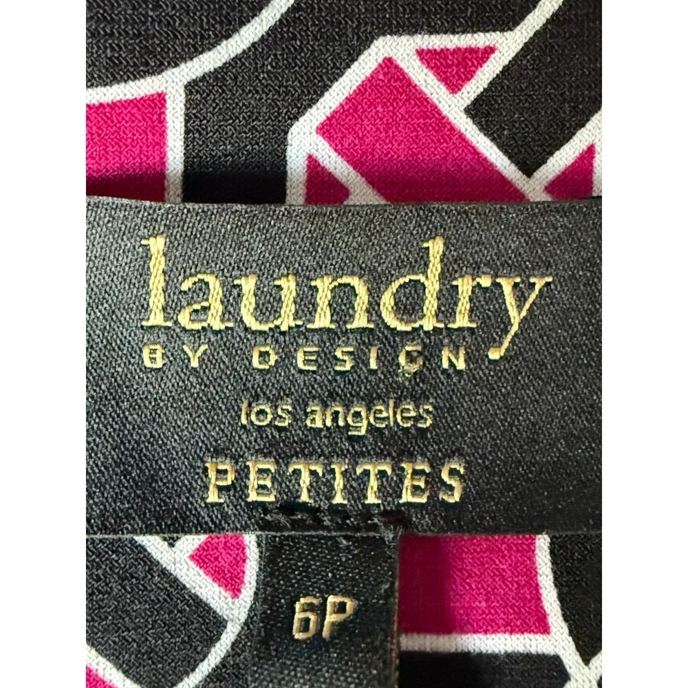 Laundry by Design Los Angeles‎ Pink Geometric Dress Petites Career Party